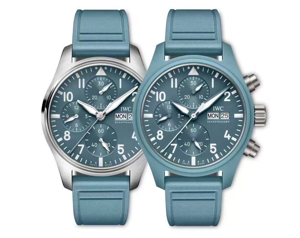 Men's Quartz Watch Chronograph 904L Stainless Steel 43mm-IC92