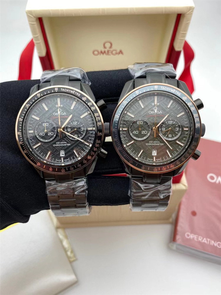 Men's Quartz Watch Chronograph 904L Stainless Steel 43mm-OG 94