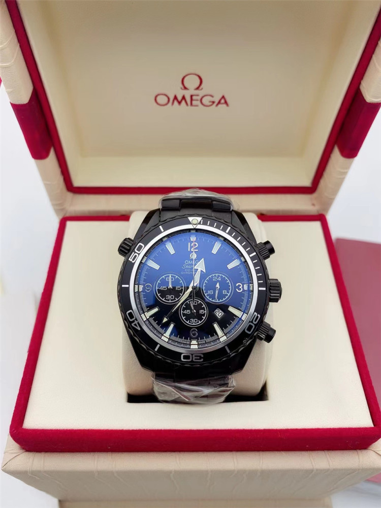 Men's Quartz Watch Chronograph 904L Stainless Steel 42mm-OG 78