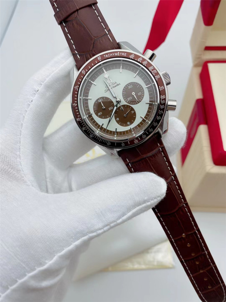 Men's Quartz Watch Chronograph 904L Stainless Steel 42mm-OG 80