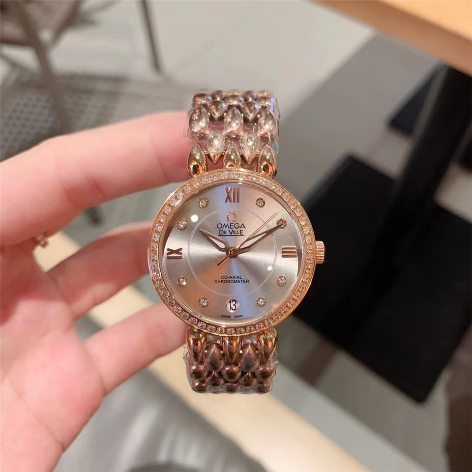 Women's Automatic Mechanical Watch 904L Stainless Steel 33 mm-OG 87