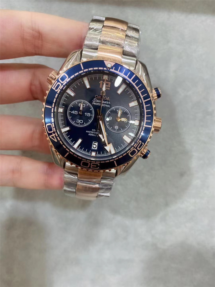 Men's Quartz Watch Chronograph 904L Stainless Steel 42mm-OG 70