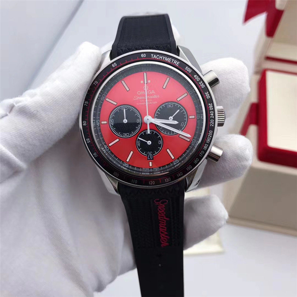 Men's Quartz Watch Chronograph 904L Stainless Steel 42mm-OG 69