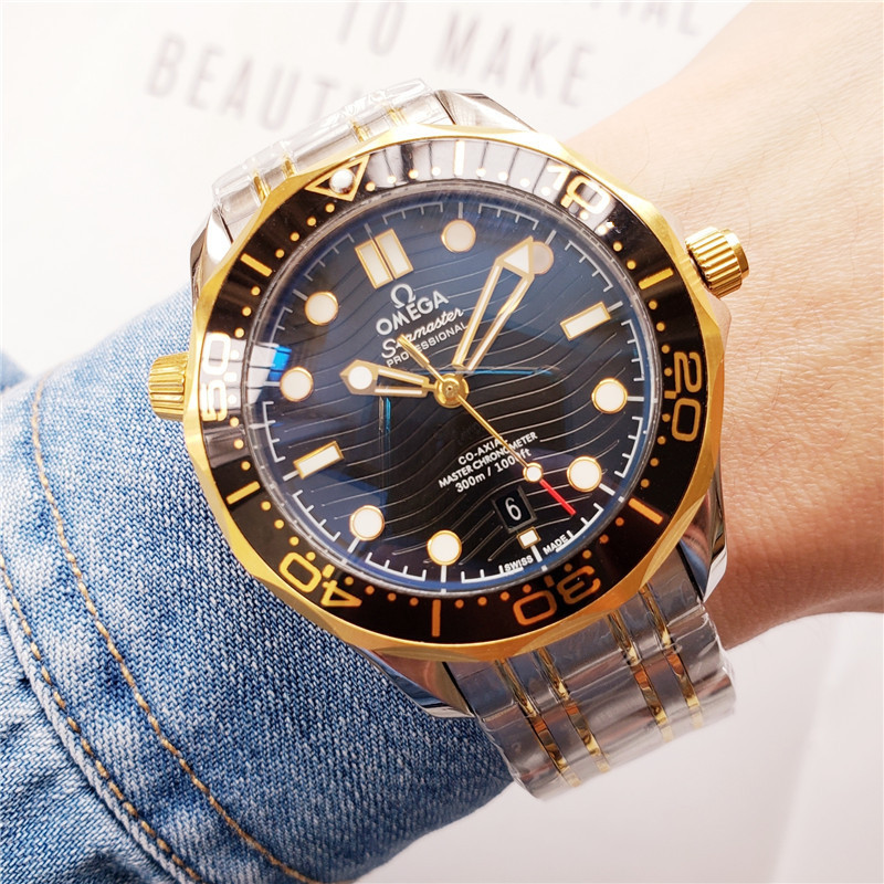 Men's Automatic Mechanical Watch 904L Stainless Steel 44 mm-OG 34