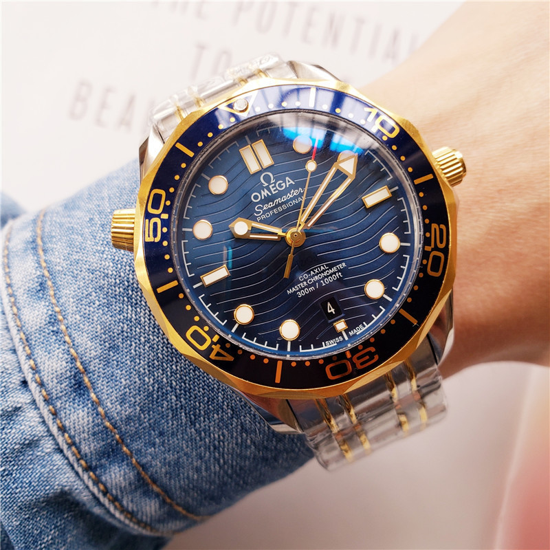 Men's Automatic Mechanical Watch 904L Stainless Steel 44 mm-OG 34