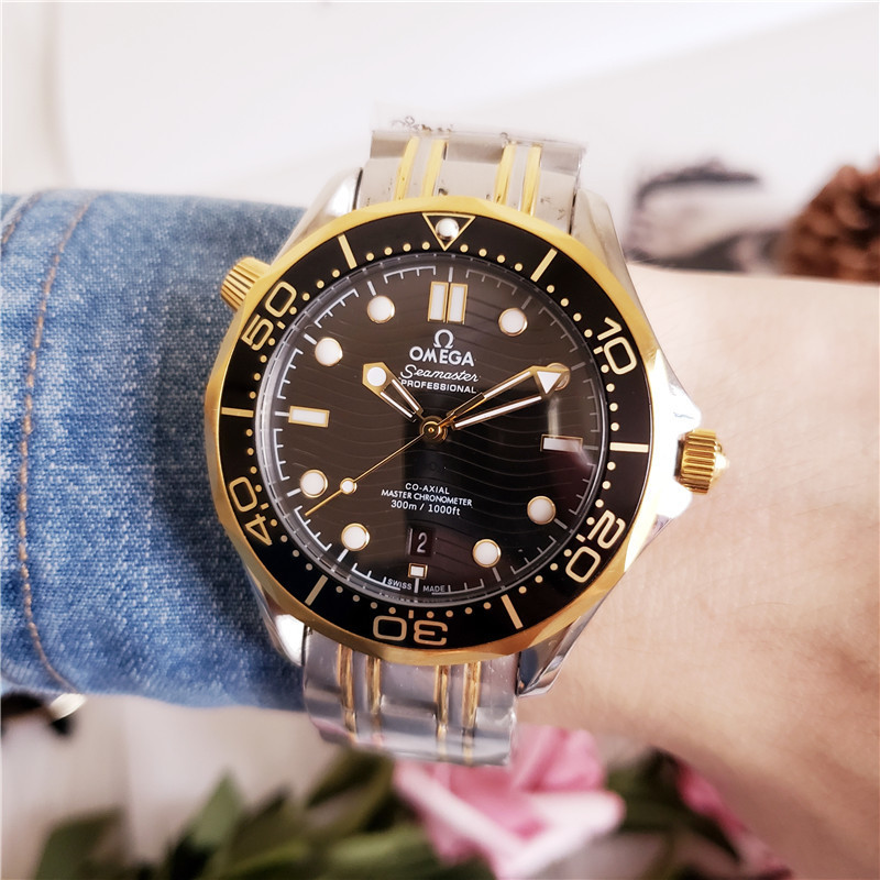 Men's Automatic Mechanical Watch 904L Stainless Steel 44 mm-OG 34