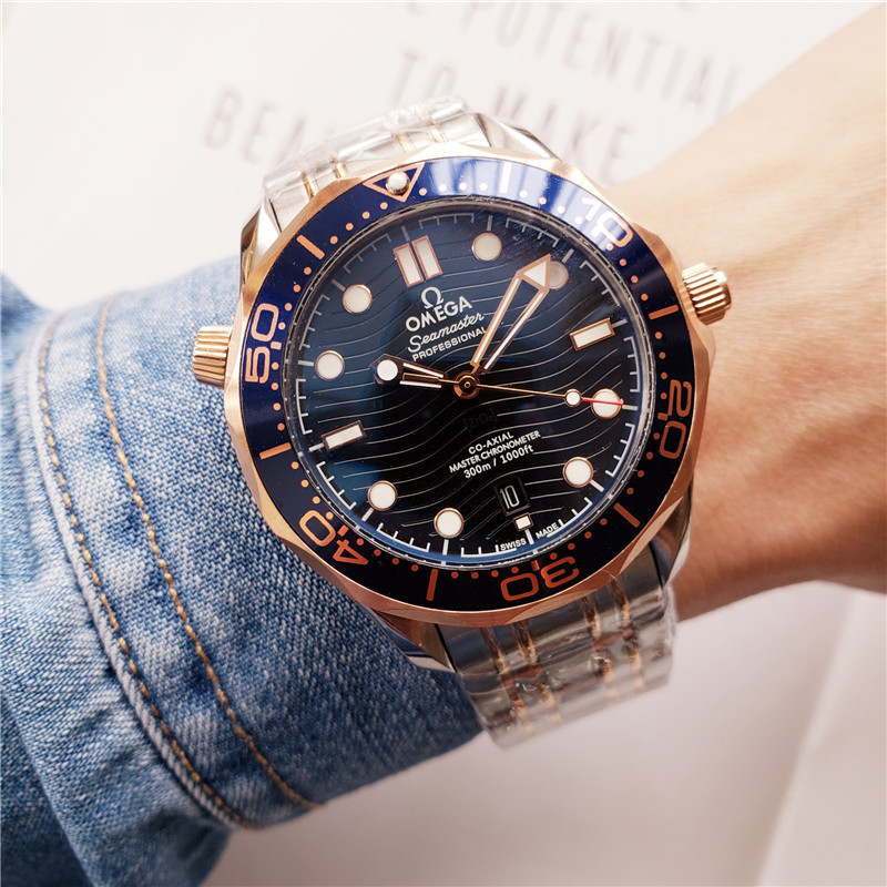 Men's Automatic Mechanical Watch 904L Stainless Steel 44 mm-OG 34