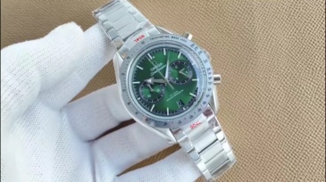 Men's Quartz Watch Chronograph 904L Stainless Steel 43.5 mm-OG 119