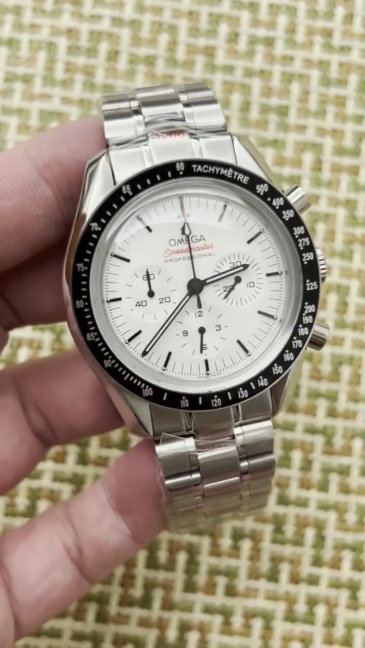 Men's Quartz Watch Chronograph 904L Stainless Steel 43 mm-OG 116
