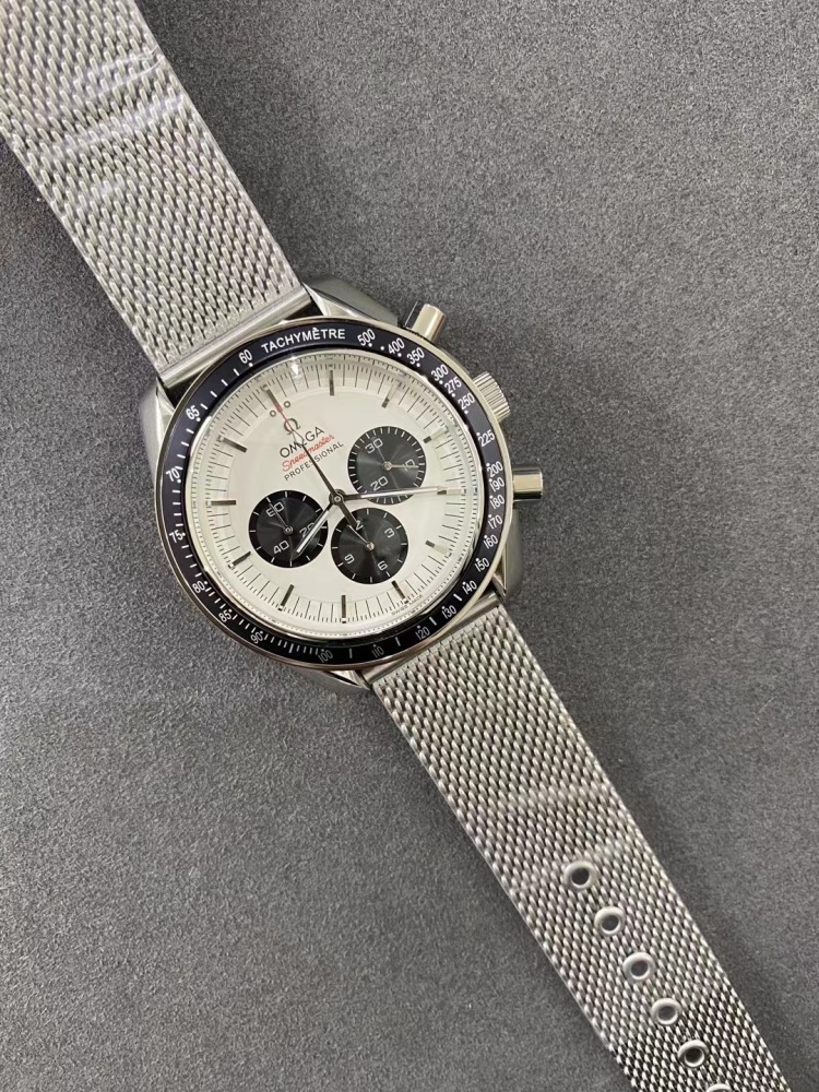 Men's Quartz Watch Chronograph 904L Stainless Steel 45 mm-OG 173
