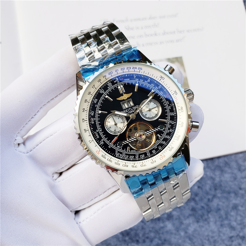 Men's Automatic Mechanical Watch 904L Stainless Steel 47 mm- BR 59