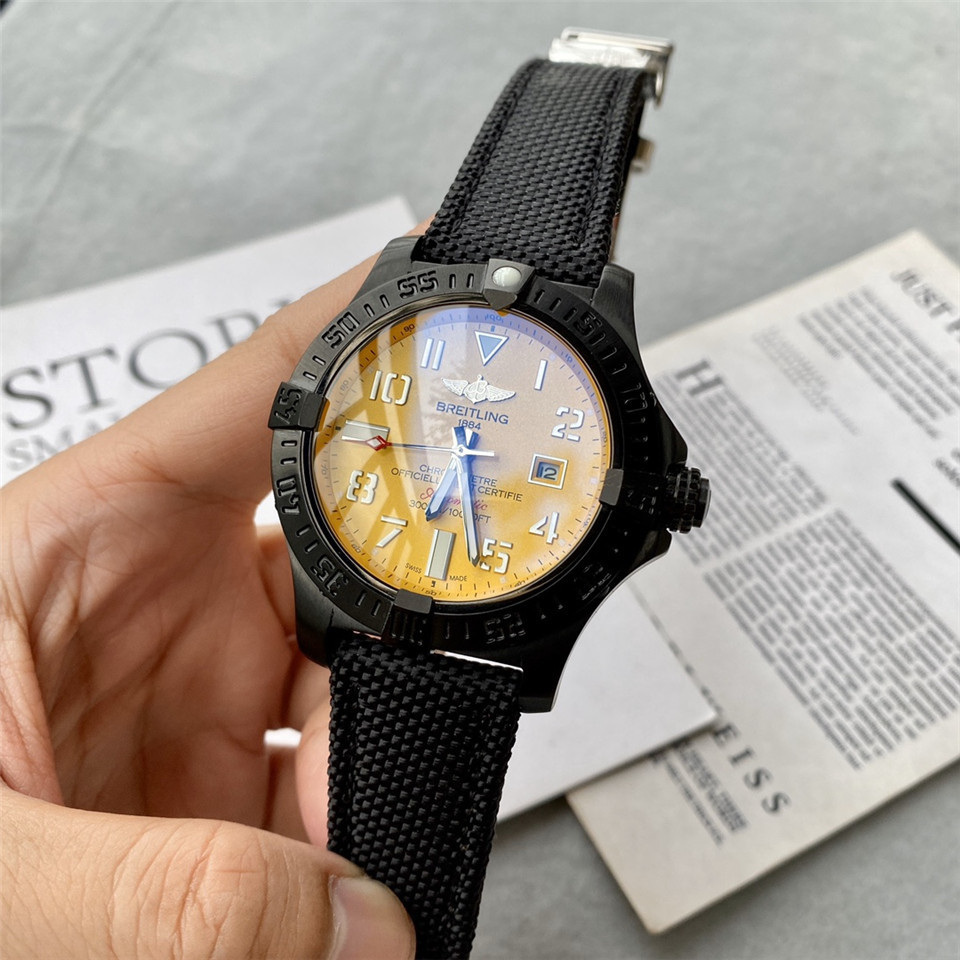 Men's Automatic Mechanical Watch 904L Stainless Steel 44 mm- BR 52