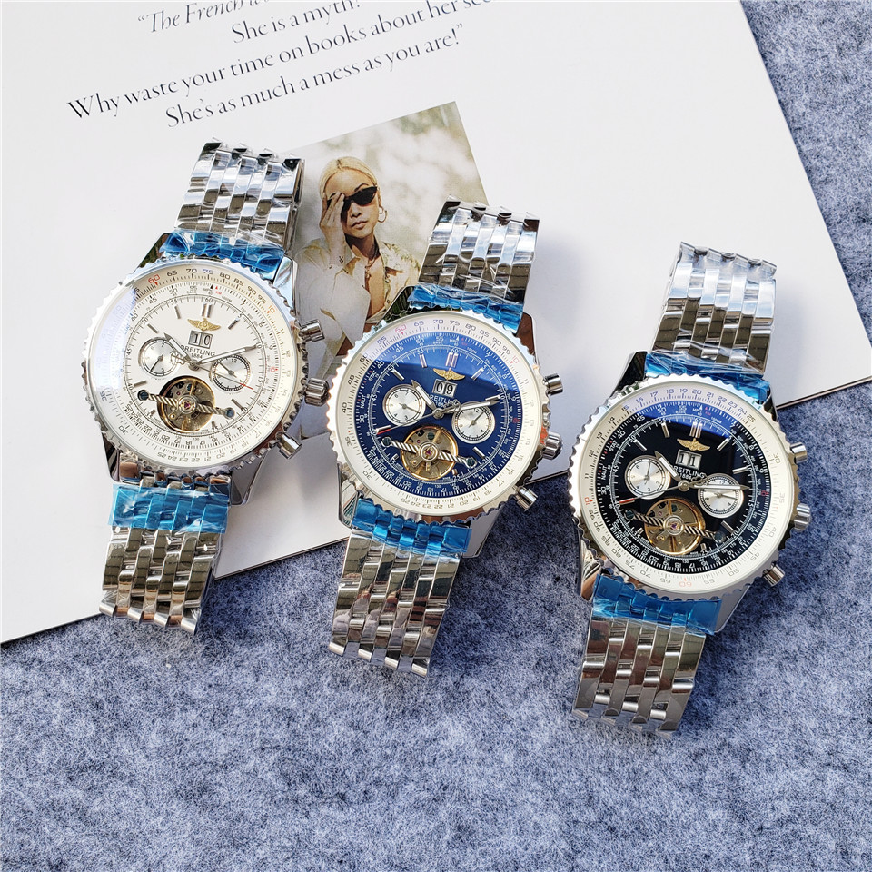 Men's Automatic Mechanical Watch 904L Stainless Steel 47 mm- BR 59