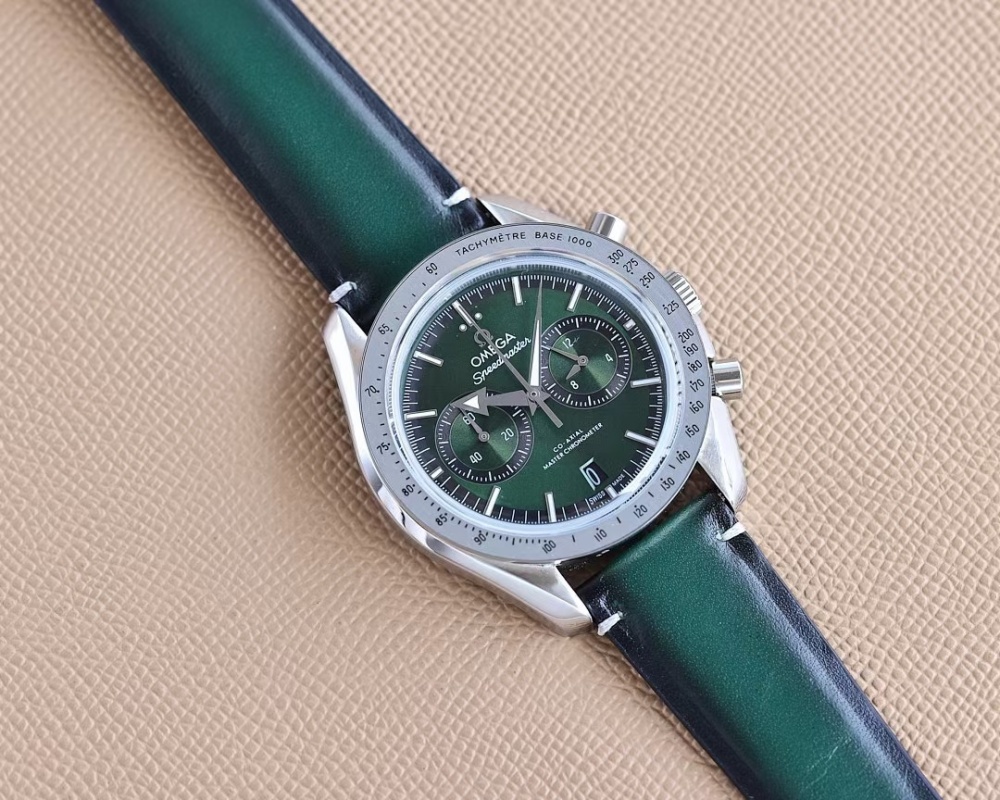Men's Quartz Watch Chronograph 904L Stainless Steel 43.5 mm-OG 118