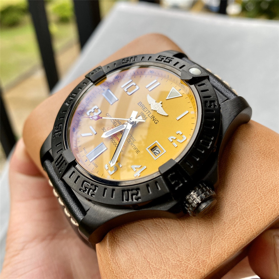 Men's Automatic Mechanical Watch 904L Stainless Steel 44 mm- BR 52
