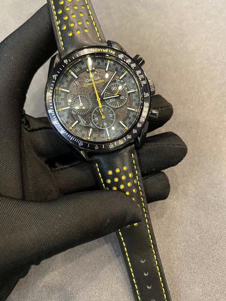 Men's Quartz Watch Chronograph 904L Stainless Steel 43 mm-OG 128