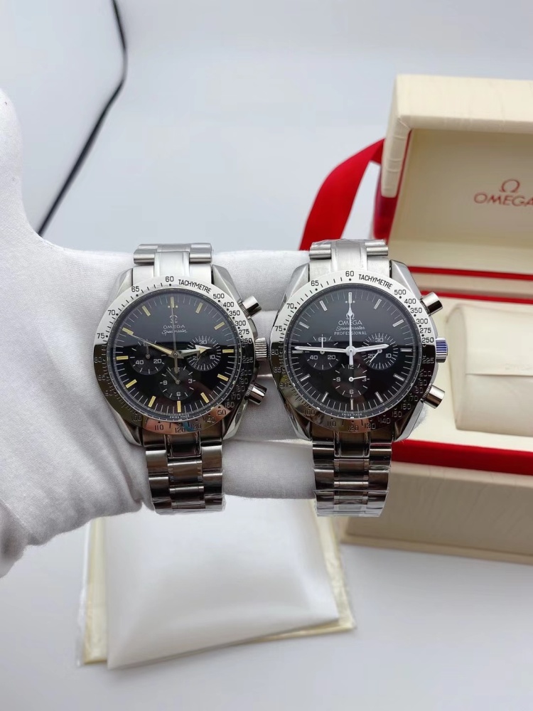 Men's Quartz Watch Chronograph 904L Stainless Steel 42mm-OG 23