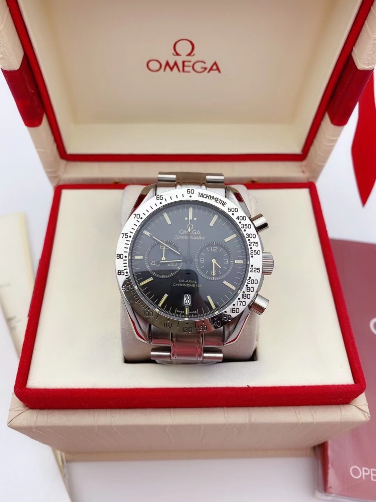 Men's Quartz Watch Chronograph 904L Stainless Steel 42mm-OG 24