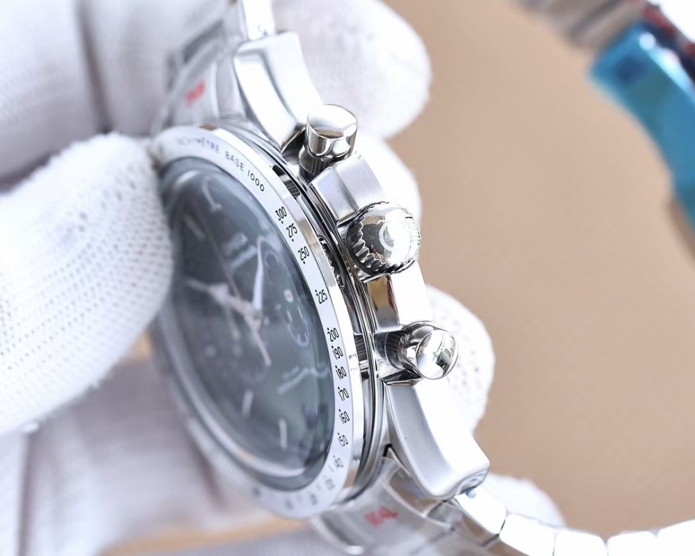 Men's Quartz Watch Chronograph 904L Stainless Steel 43.5 mm-OG 119