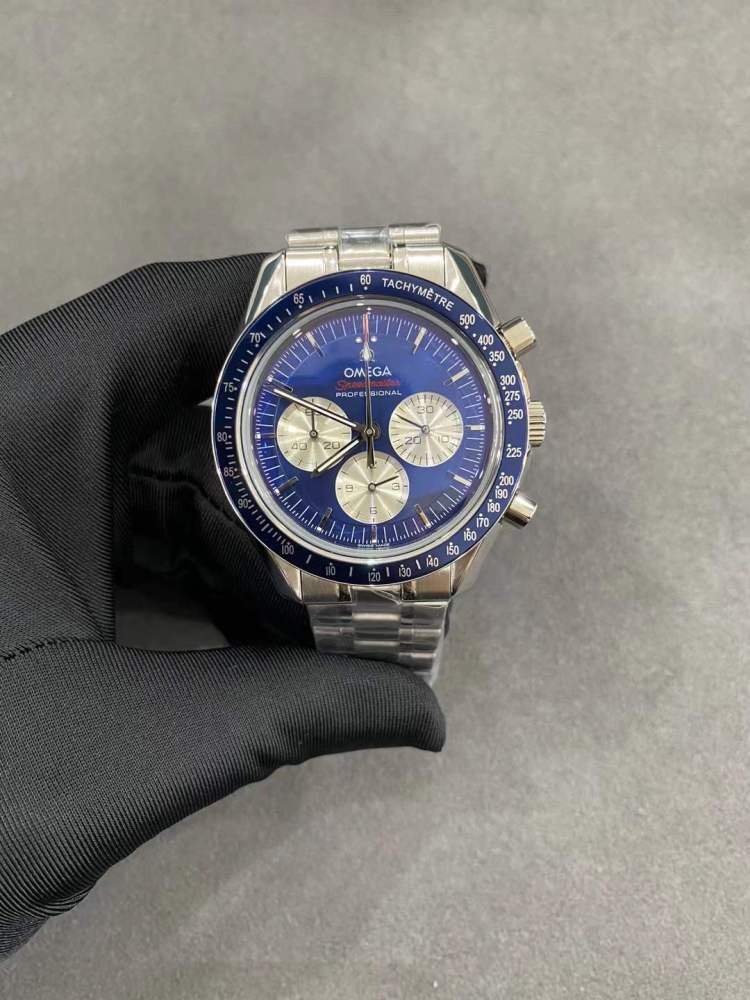 Men's Quartz Watch Chronograph 904L Stainless Steel 42 mm-OG 300