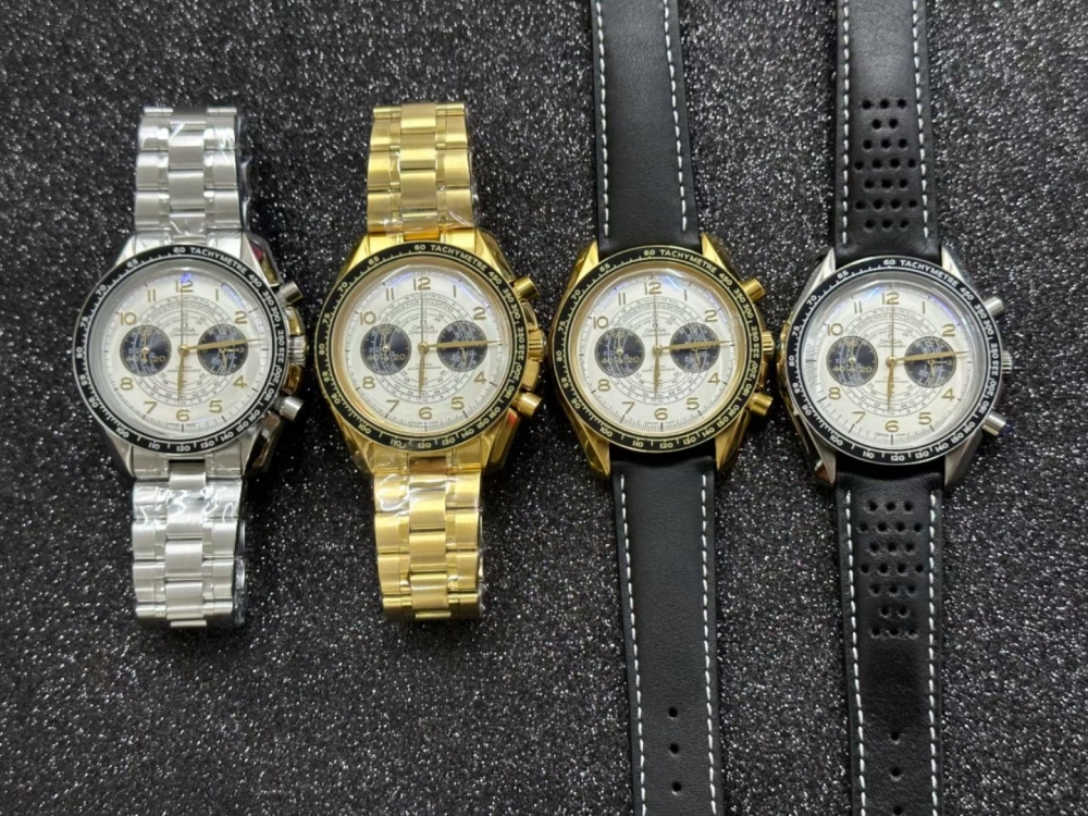 Men's Quartz Watch Chronograph 904L Stainless Steel 42 mm-OG 171