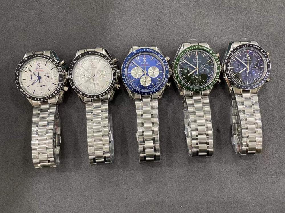 Men's Quartz Watch Chronograph 904L Stainless Steel 42 mm-OG 300