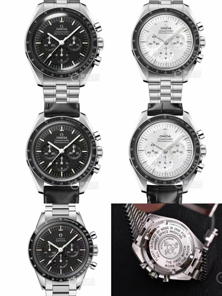 Men's Quartz Watch Chronograph 904L Stainless Steel 43 mm-OG 117