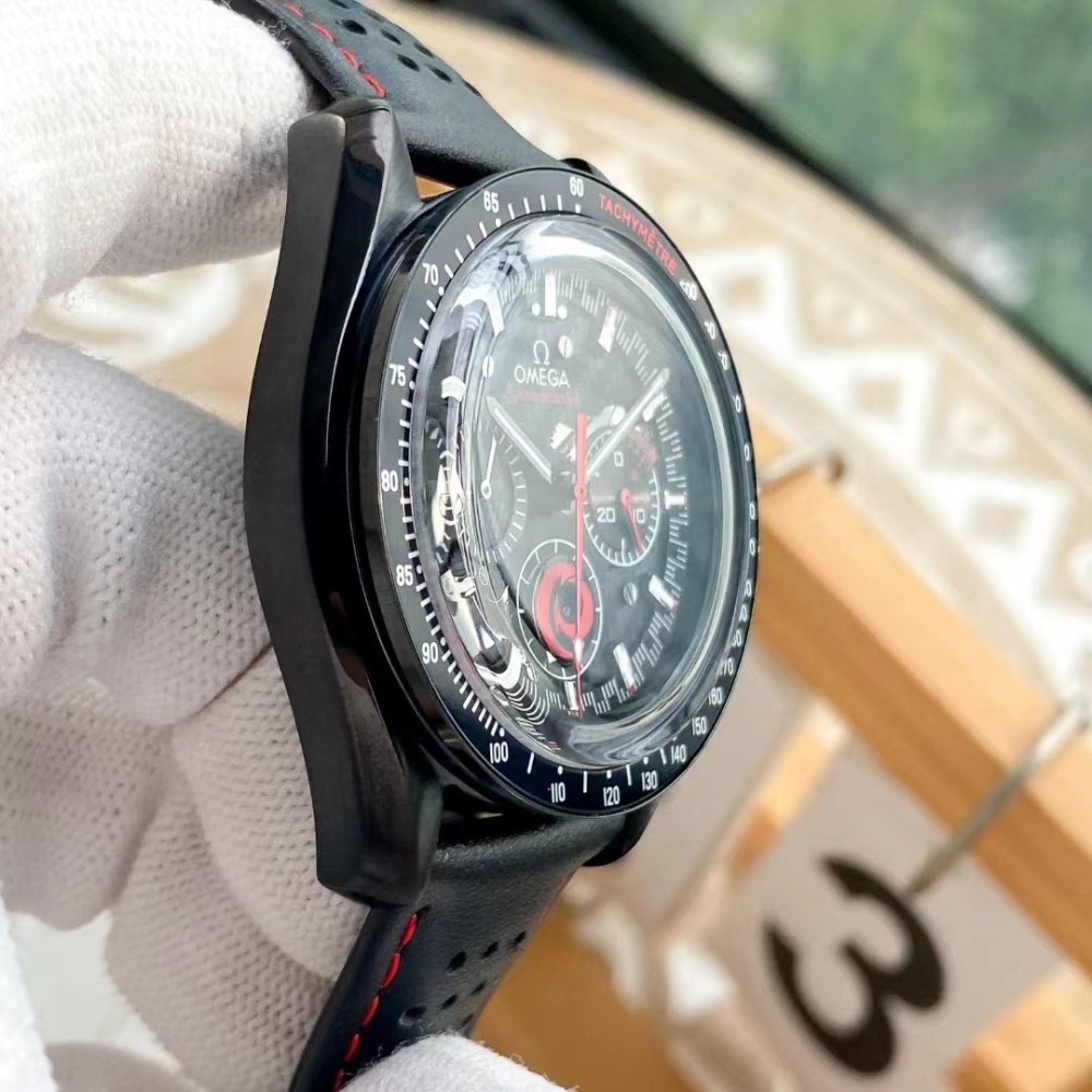Men's Quartz Watch Chronograph 904L Stainless Steel 44 mm-OG 125