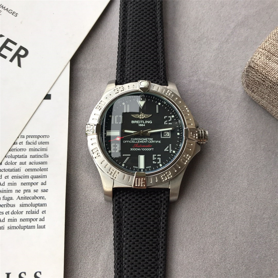 Men's Automatic Mechanical Watch 904L Stainless Steel 44 mm- BR 52