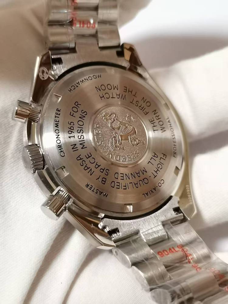 Men's Quartz Watch Chronograph 904L Stainless Steel 42mm-OG 292