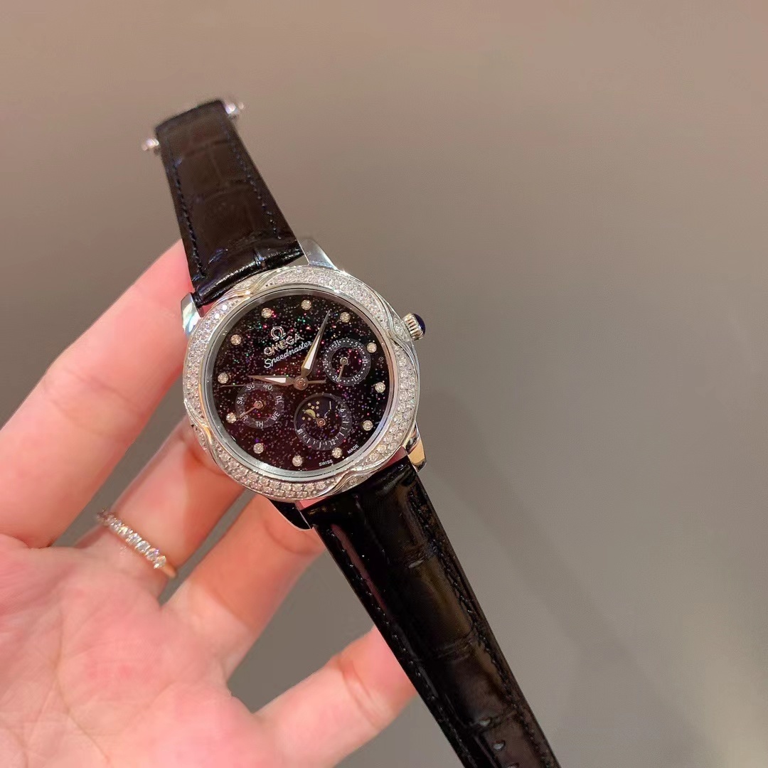 Women's  Quartz Watch Chronograph 904L Stainless Steel 35 mm-OG123