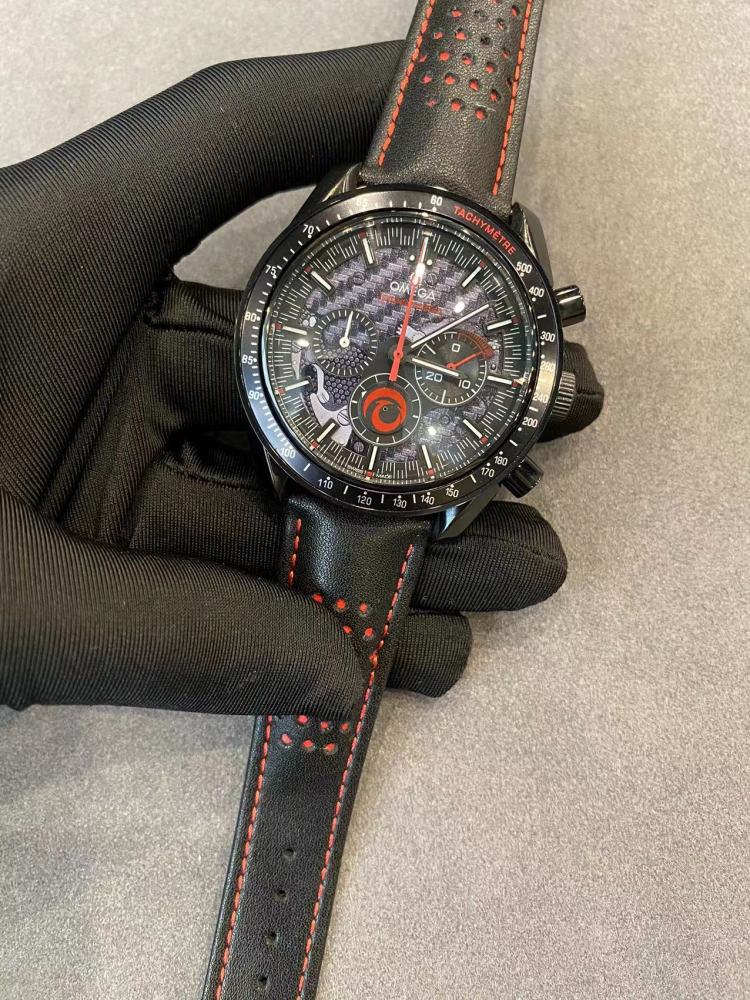 Men's Quartz Watch Chronograph 904L Stainless Steel 43 mm-OG 128