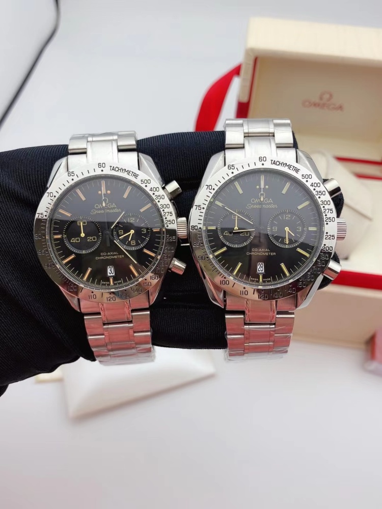 Men's Quartz Watch Chronograph 904L Stainless Steel 42mm-OG 24