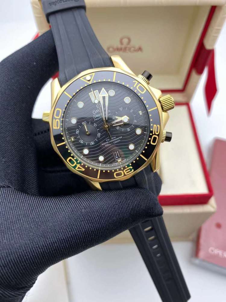 Men's Quartz Watch Chronograph 904L Stainless Steel 44 mm-OG 106