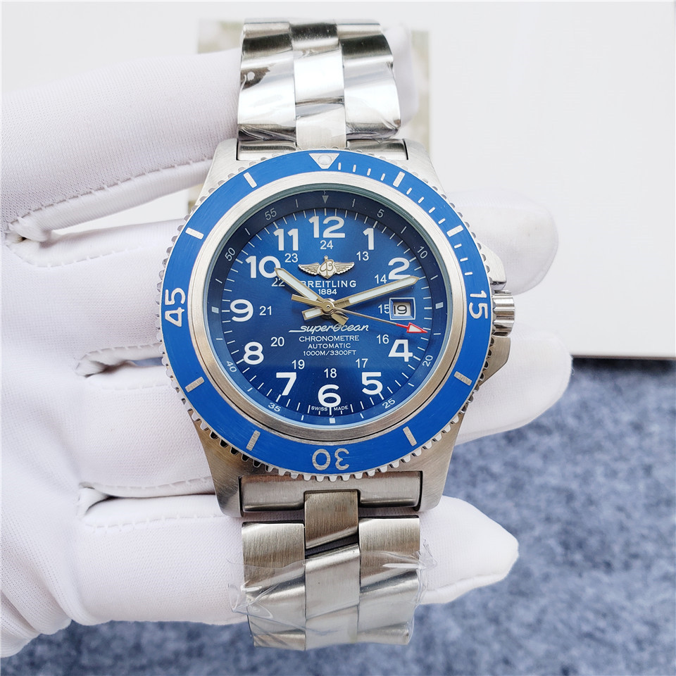 Men's Automatic Mechanical Watch 904L Stainless Steel 45 mm- BR 72