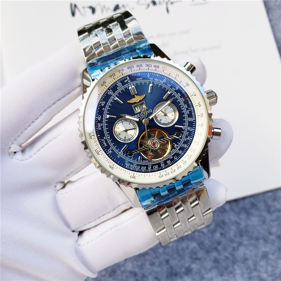 Men's Automatic Mechanical Watch 904L Stainless Steel 47 mm- BR 59