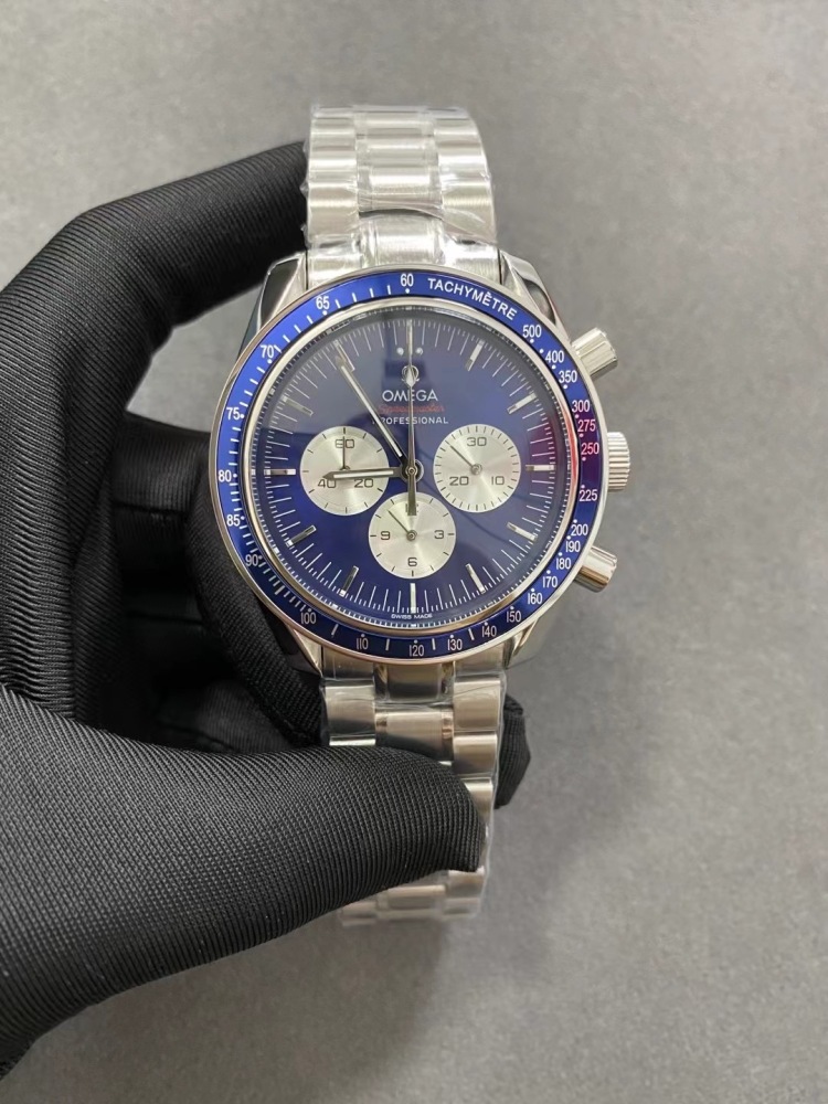 Men's Quartz Watch Chronograph 904L Stainless Steel 45 mm-OG 175