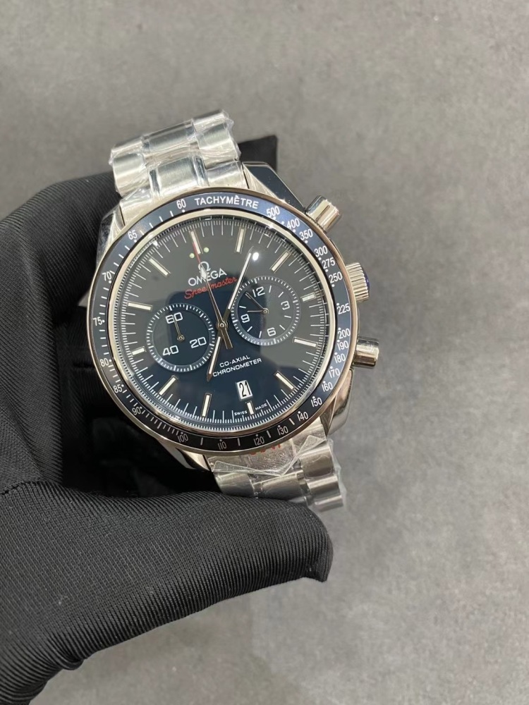 Men's Quartz Watch Chronograph 904L Stainless Steel 45 mm-OG 174