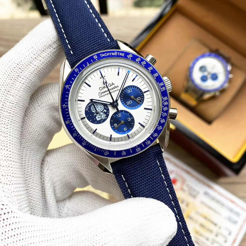 Men's Quartz Watch Chronograph 904L Stainless Steel 42mm-OG 26