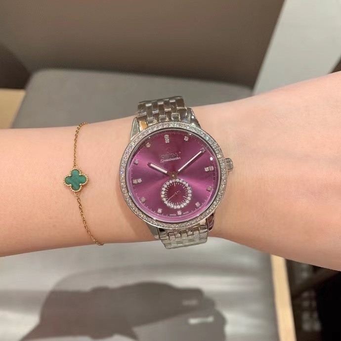 Women's  Quartz Watch Chronograph 904L Stainless Steel 36 mm-OG122