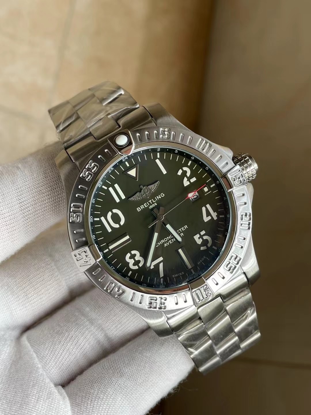 Men's Automatic Mechanical Watch 904L Stainless Steel 44mm- BR 79