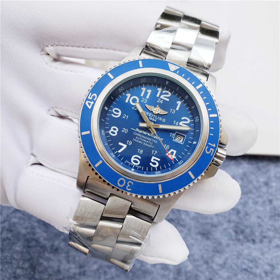 Men's Automatic Mechanical Watch 904L Stainless Steel 45 mm- BR 72