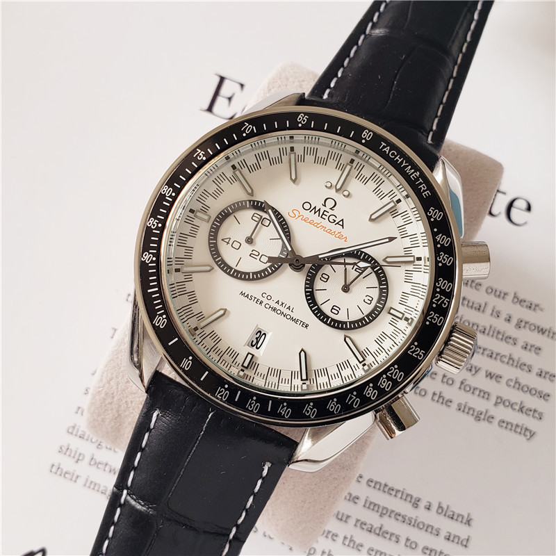 Men's Quartz Watch Chronograph 904L Stainless Steel 44 mm-OG 16