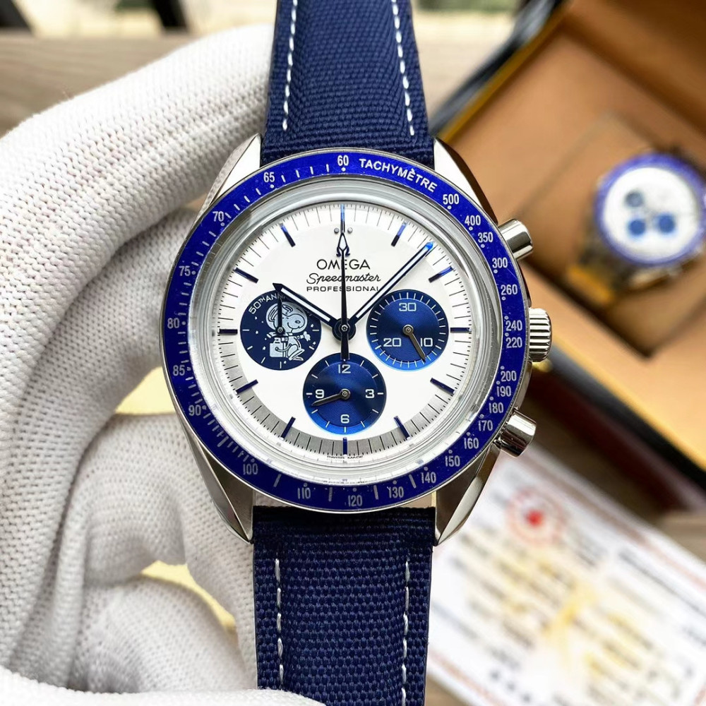 Men's Quartz Watch Chronograph 904L Stainless Steel 42mm-OG 26