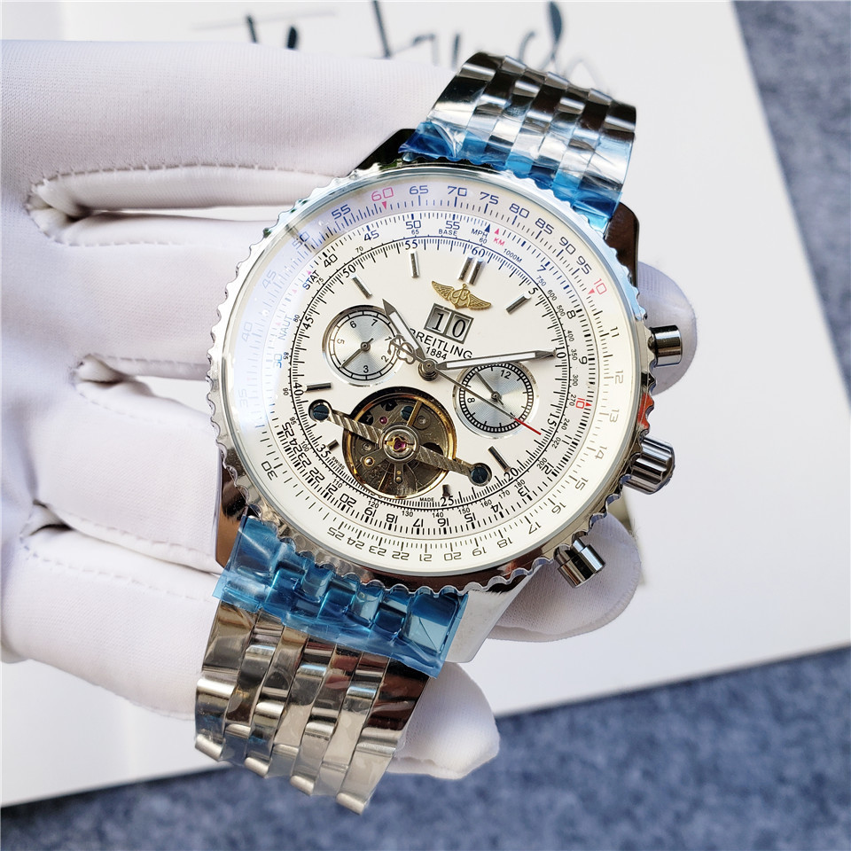 Men's Automatic Mechanical Watch 904L Stainless Steel 47 mm- BR 59
