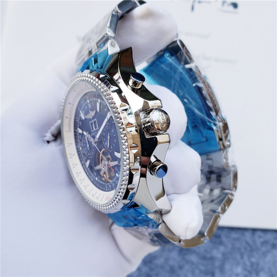 Men's Automatic Mechanical Watch 904L Stainless Steel 47 mm- BR 69