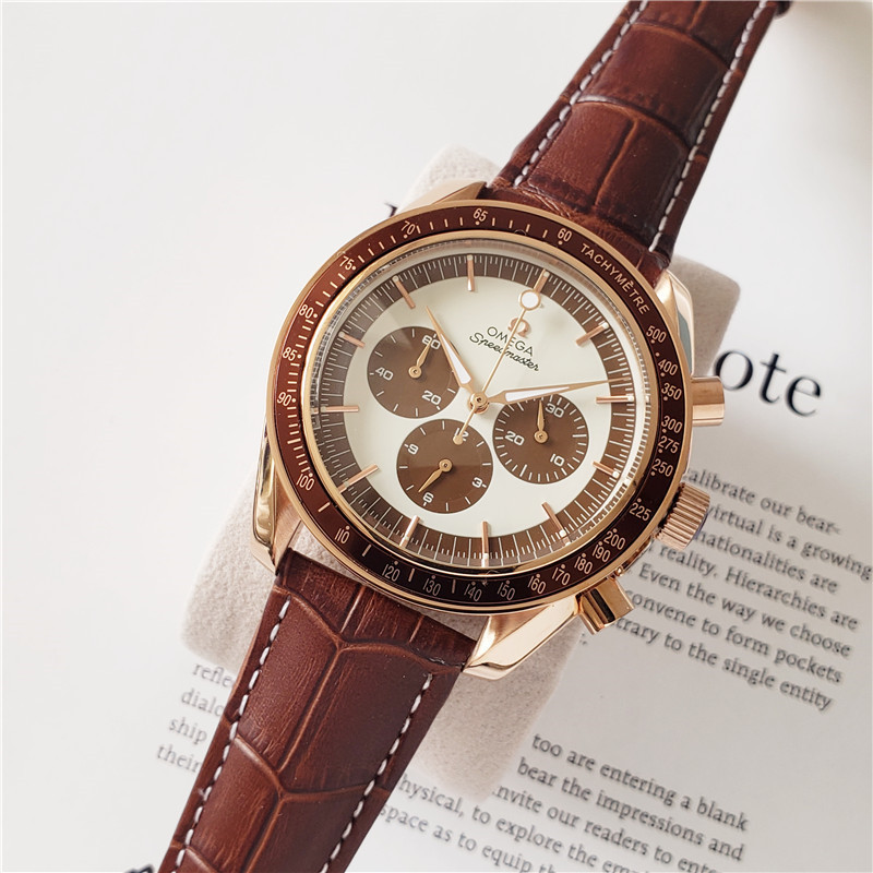 Men's Quartz Watch Chronograph 904L Stainless Steel 45 mm-OG 15