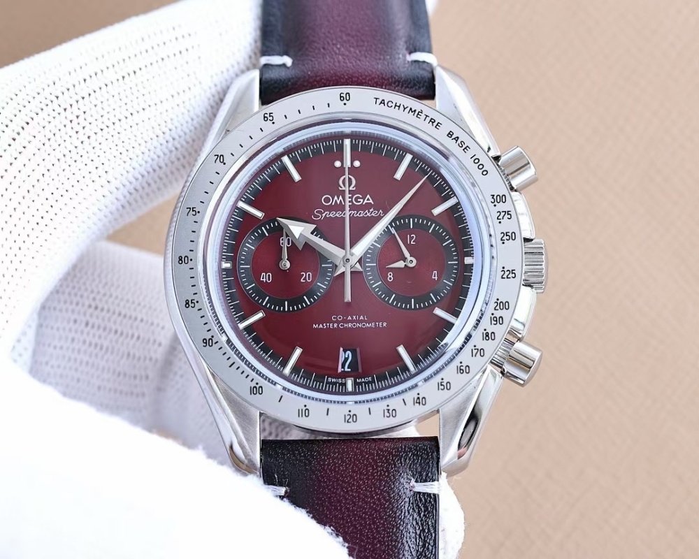 Men's Quartz Watch Chronograph 904L Stainless Steel 43.5 mm-OG 118