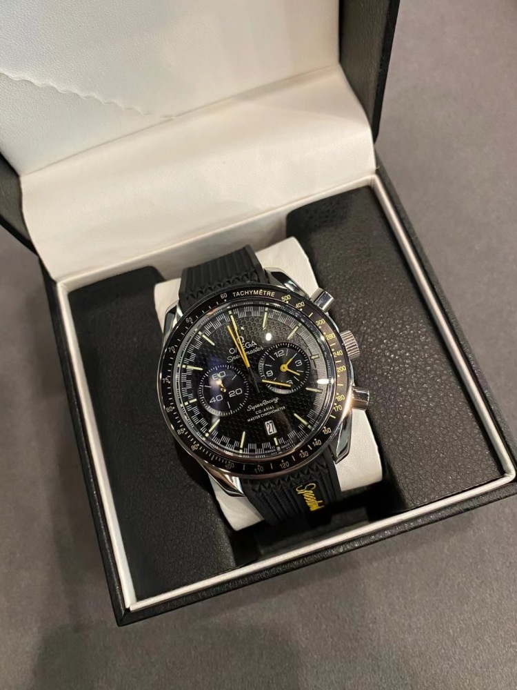 Men's Quartz Watch Chronograph 904L Stainless Steel 44 mm-OG 146
