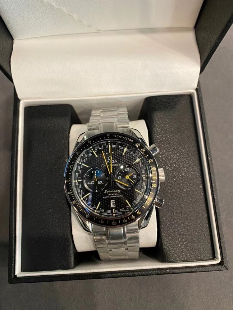 Men's Quartz Watch Chronograph 904L Stainless Steel 44 mm-OG 146